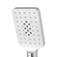 Handheld Shower Head 3.1'' High Pressure 3 Spray Modes Square Chrome Tristar Online