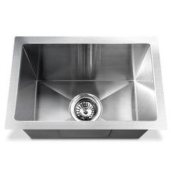 Cefito 30cm x 45cm Stainless Steel Kitchen Sink Under/Top/Flush Mount Silver Tristar Online