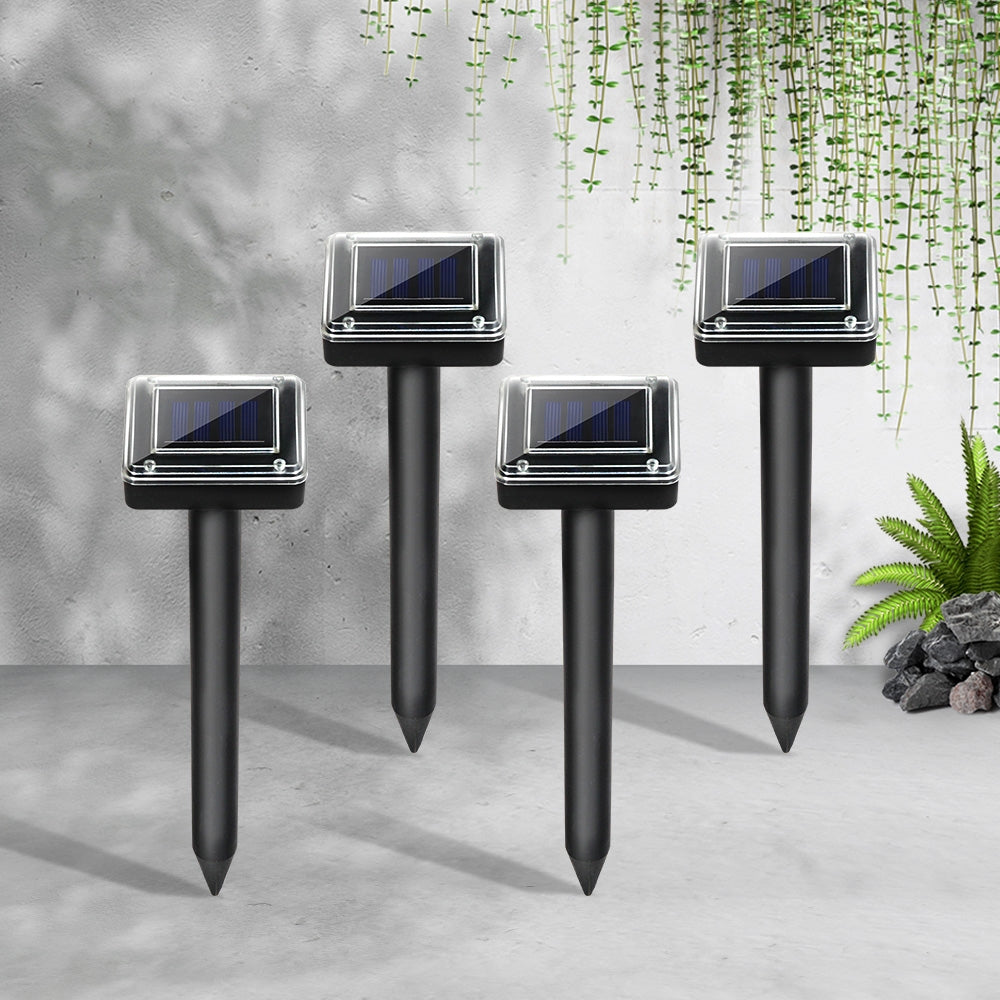 Vermitrap Set of 4 Ultrasonic Solar Powered Snake Repellent Tristar Online