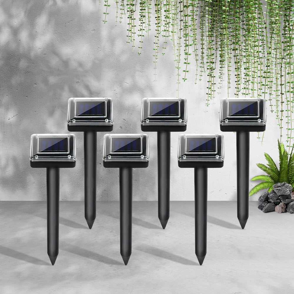Vermitrap Set of 6 Ultrasonic Solar Powered Snake Repellent Tristar Online