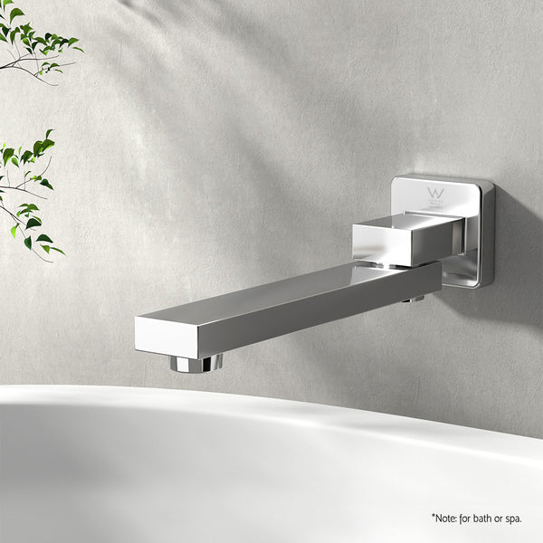 Cefito Bathroom Tap Wall Bath Spout 180 Swivel Bathtub Shower Square Chrome Tristar Online