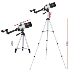 Portable 150X HD Astronomy Telescope with Tripod Optical Outdoor for Kids Adults Tristar Online