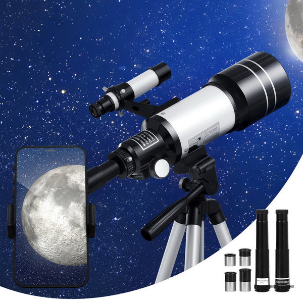 Portable 150X HD Astronomy Telescope with Tripod Optical Outdoor for Kids Adults Tristar Online