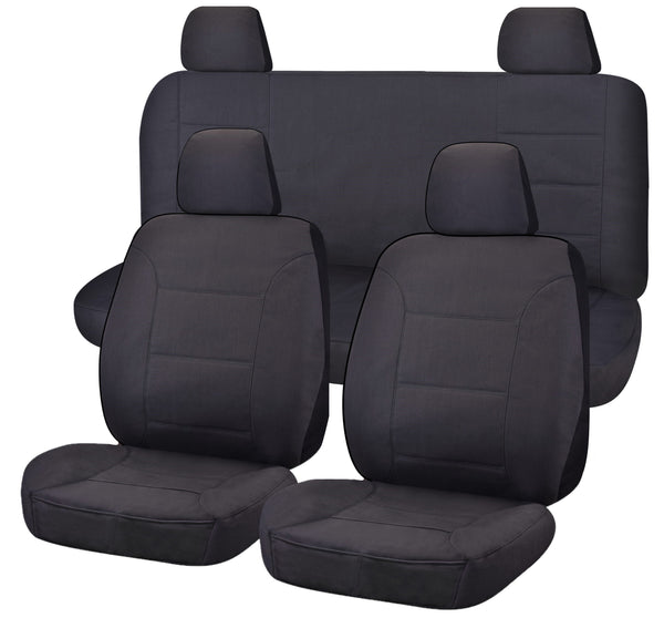 Seat Covers for NISSAN NAVARA D23 SERIES 3 NP300 11/2017 - 11/2020 DUAL CAB FR CHARCOAL ALL TERRAIN Tristar Online