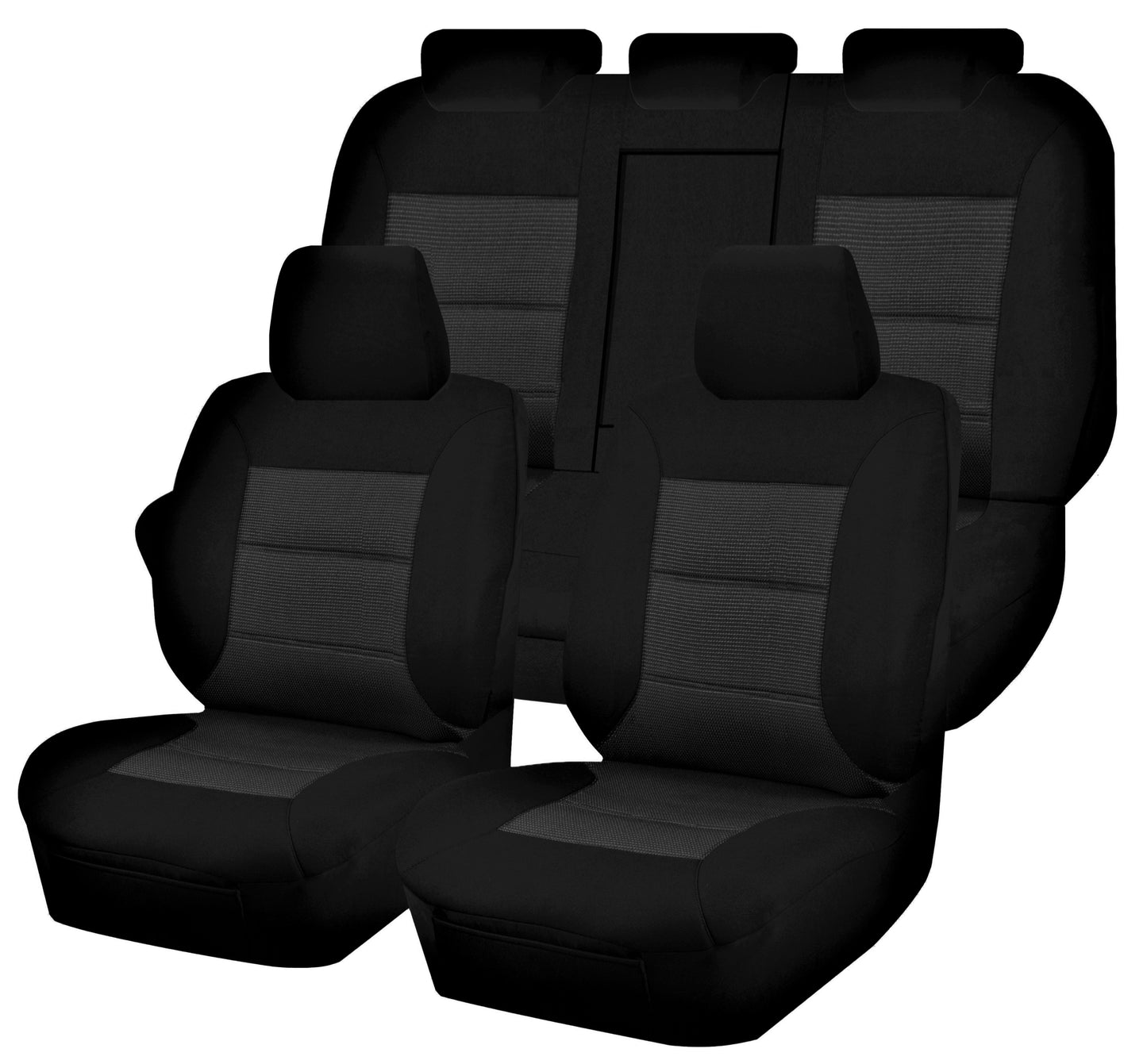 Seat Covers for TOYOTA COROLLA ZRE182R 10/2012 - 05/2018 5 DOOR HATCH FR BLACK PREMIUM Tristar Online