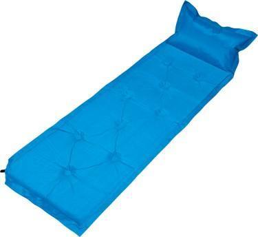 Trailblazer 9-Points Self-Inflatable Polyester Air Mattress With Pillow - BLUE Tristar Online