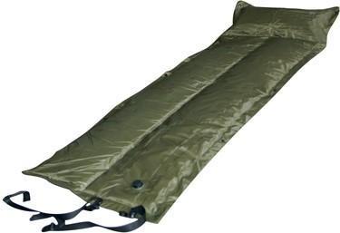 Trailblazer Self-Inflatable Foldable Air Mattress With Pillow - OLIVE GREEN Tristar Online