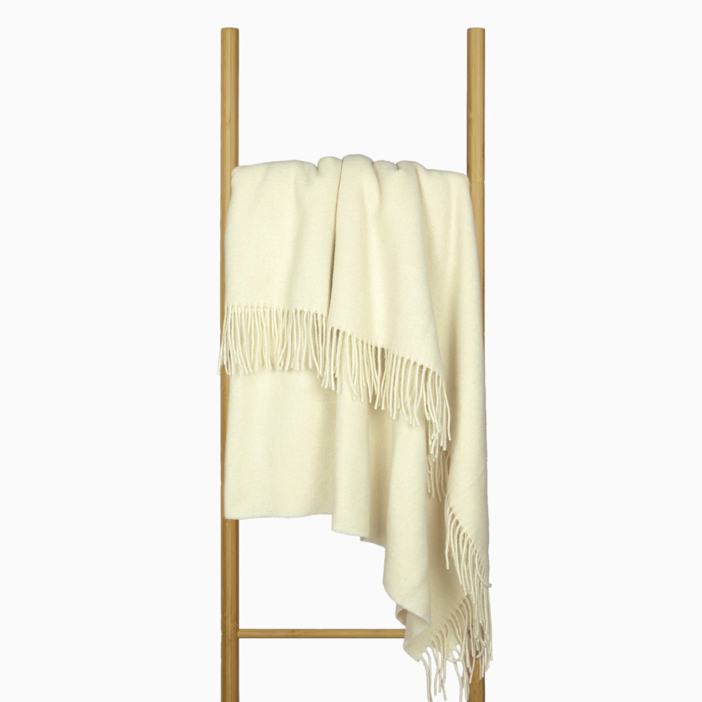 Oxford Throw - Merino Wool Blend - Ivory Tristar Online