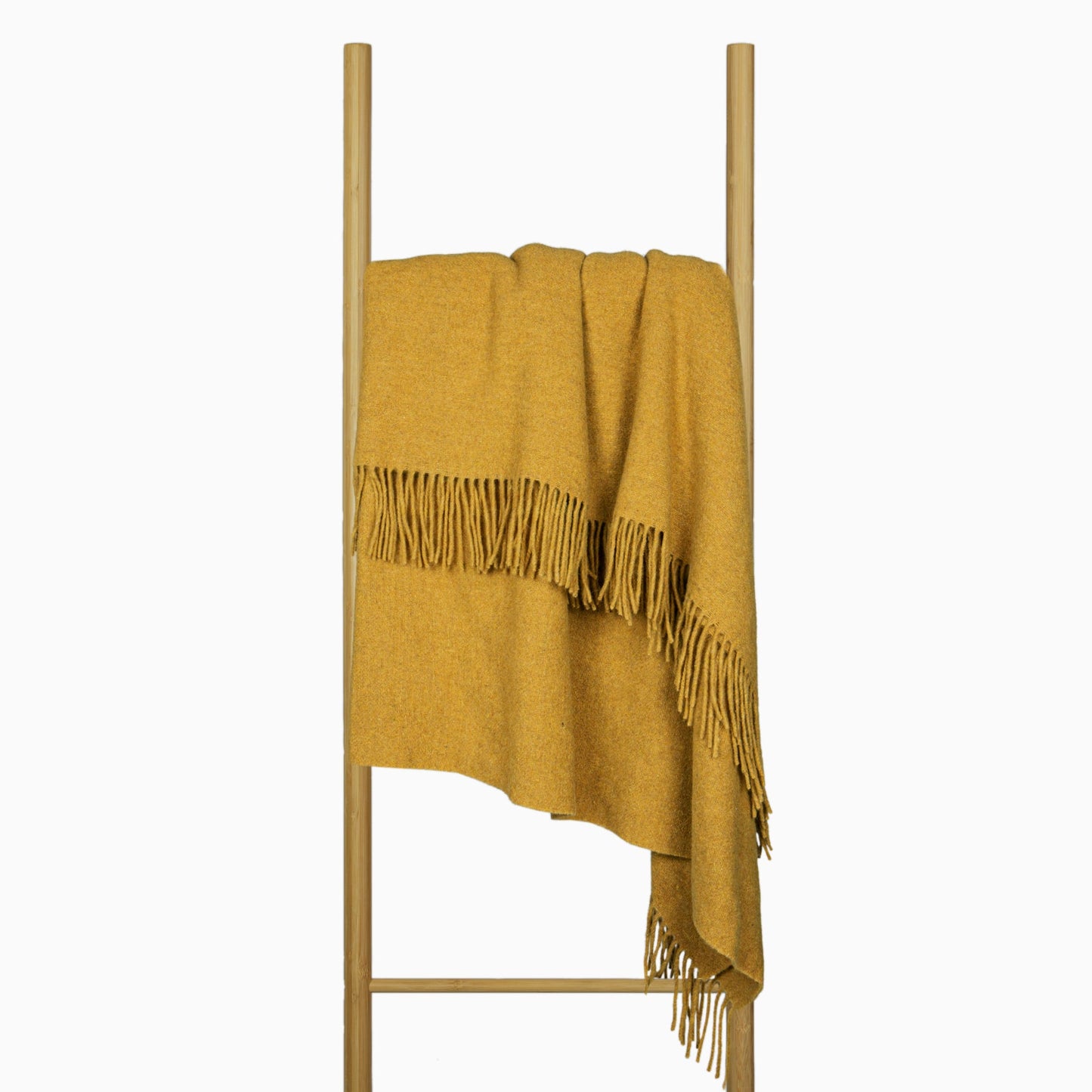 Oxford Throw - Merino Wool Blend - Mustard Tristar Online