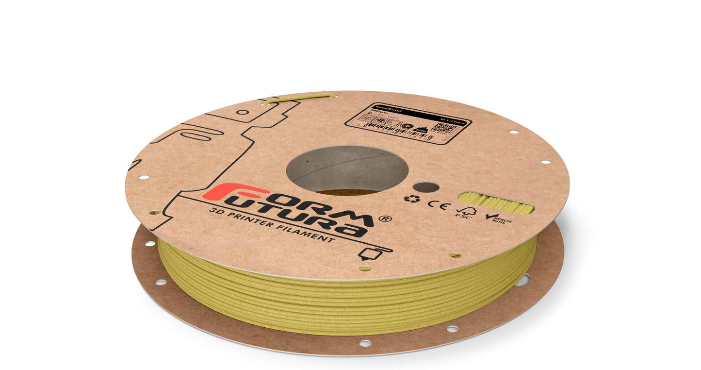Wood feel PLA based filament EasyWood 1.75mm Willow 500 gram 3D Printer Filament Tristar Online
