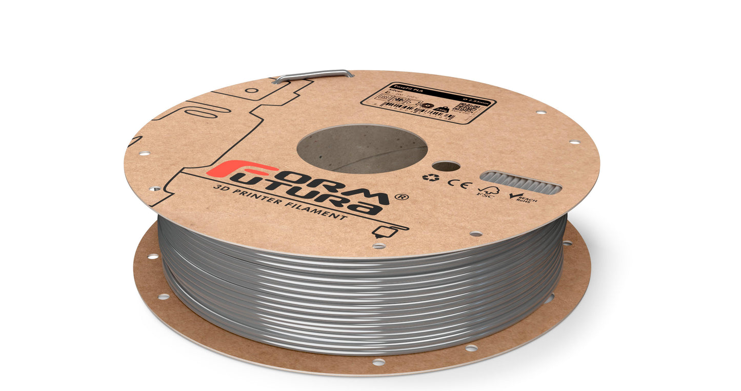 PLA Filament EasyFil PLA 2.85mm Silver 750 gram 3D Printer Filament Tristar Online