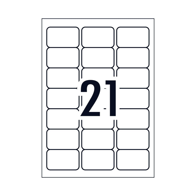 AVERY Laser Label QP L7160 21Up Pack of 100 Tristar Online