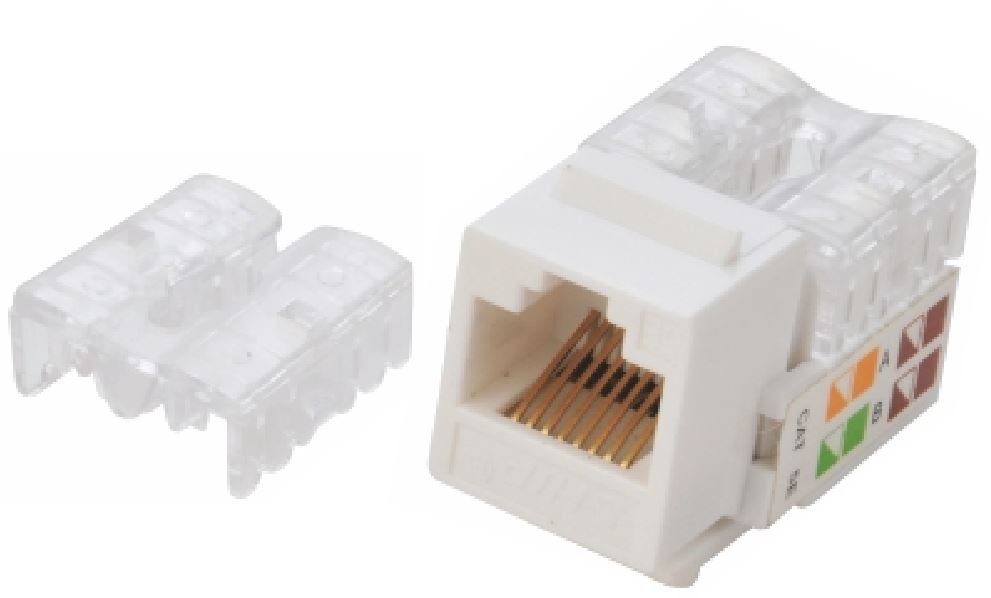 ASTROTEK CAT6 UTP Outlets Network Keystone Jack for Socket kit 10pcs per pack Poly Bag White LS Tristar Online