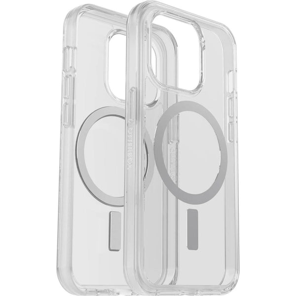 OTTERBOX Apple iPhone 14 Pro Symmetry Series+ Clear Antimicrobial Case for MagSafe - Clear (77-89225), 3X Military Standard Drop Protection Tristar Online