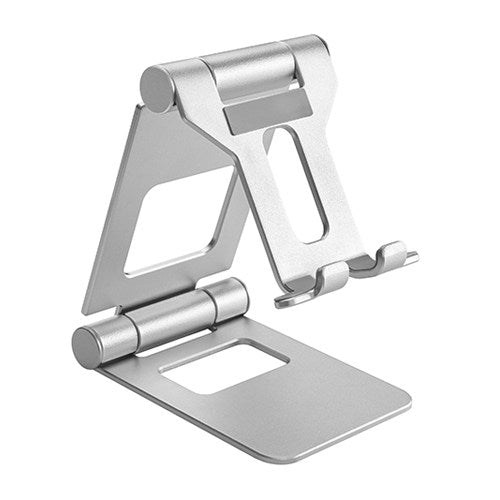 BRATECK Aluminium Foldable Stand Holder for Phones and Tablets- Silver Tristar Online