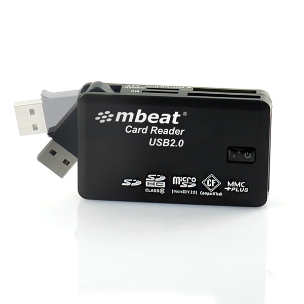 MBEAT USB 20 All In One Card Reader - Supports SD/SDHC/CF/MS/XD/MicroSD /MicroSD HC / SONY M2 without adaptor Tristar Online