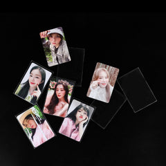 100 Packs Photocard Sleeves, 200Microns Kpop (Unsealable) Tristar Online
