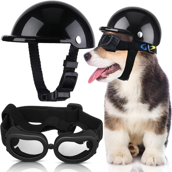 Dog Helmet Goggles, Small Size, Black Tristar Online