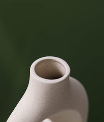Ceramic Set of 2 Creative White Vases for Home Decor Tristar Online
