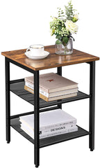 Side Table, 2 Mesh Shelves Tristar Online