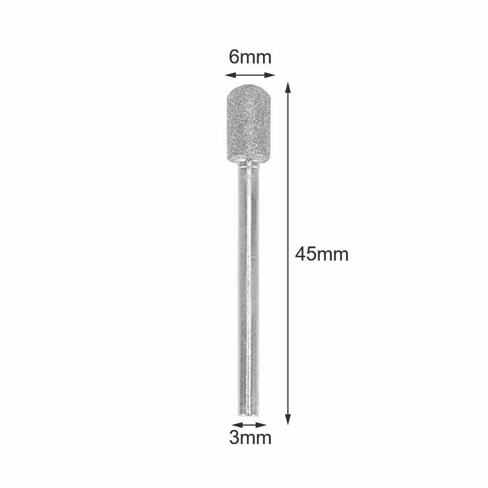 20pcs Diamond Grinding Heads Mini Drill Burrs Bit Set 3mm Shank for Rotary Tool Tristar Online