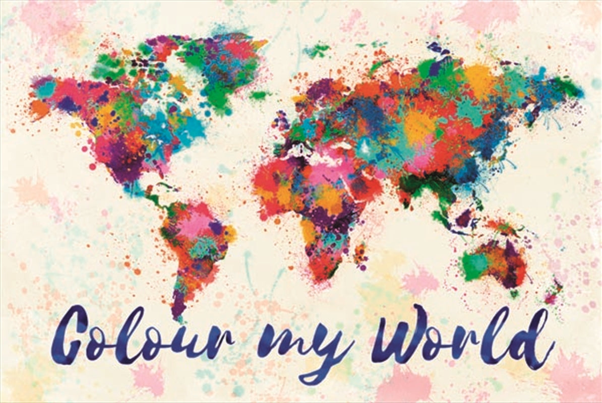 Colour My World - Poster Map Tristar Online