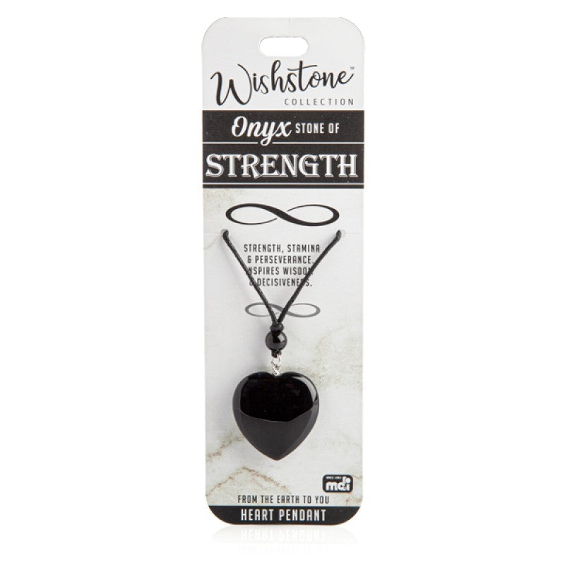 Wishstone Collection Onyx Heart Pendant Tristar Online