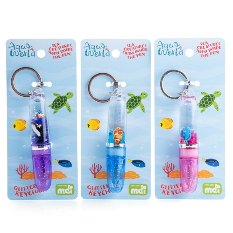 Sea Animal Glitter Pen Keychain (SENT AT RANDOM) Tristar Online
