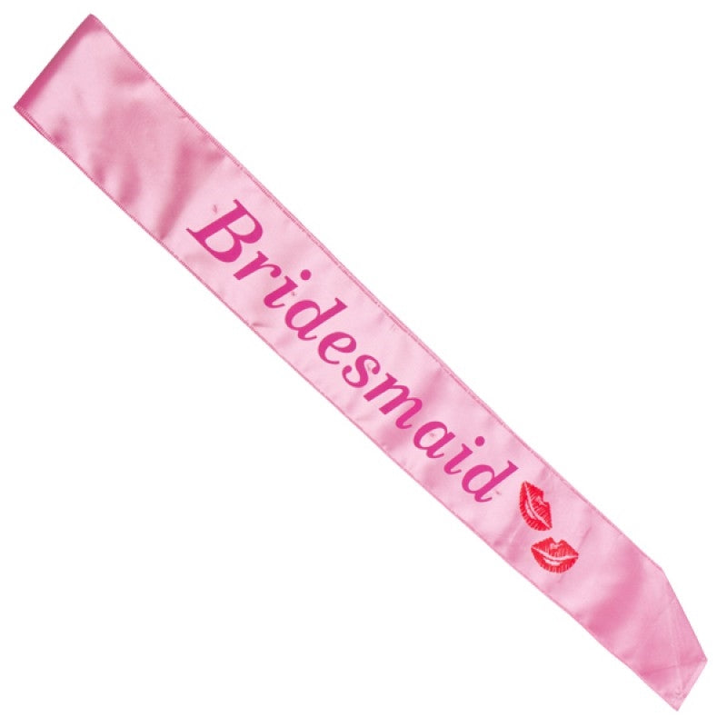 Pink Bridesmaid Flashing Sash Tristar Online