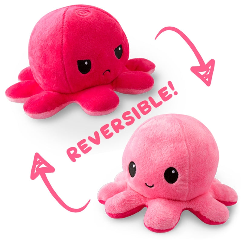Reversible Plushie - Octopus Pink/Light Pink Tristar Online