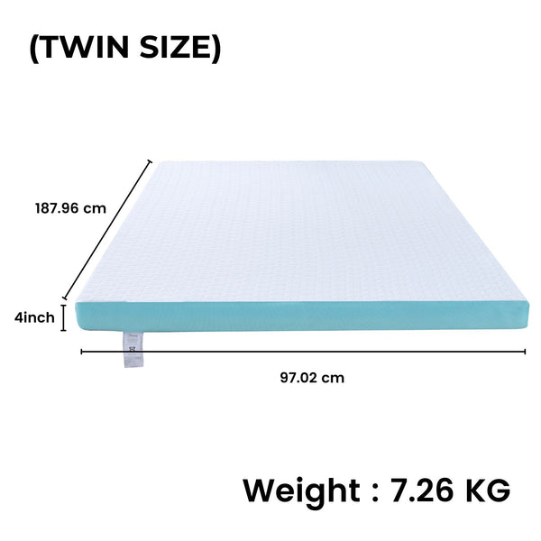 GOMINIMO Dual Layer Mattress Topper 4 inch with Gel Infused (Twin) GO-MTP-108 Tristar Online