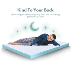 GOMINIMO Dual Layer Mattress Topper 2 inch with Gel Infused (King) GO-MTP-103 Tristar Online