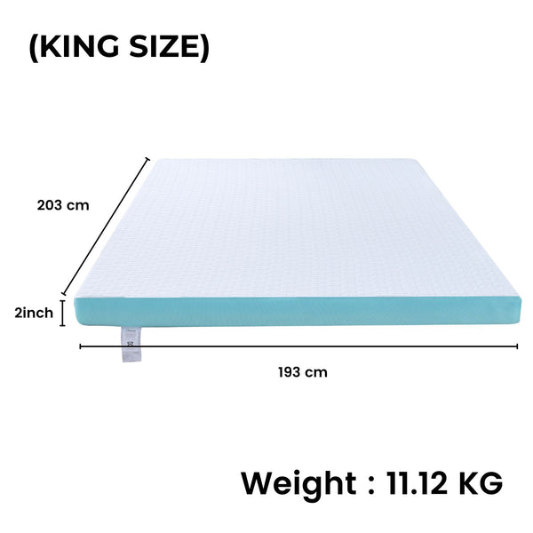 GOMINIMO Dual Layer Mattress Topper 2 inch with Gel Infused (King) GO-MTP-103 Tristar Online