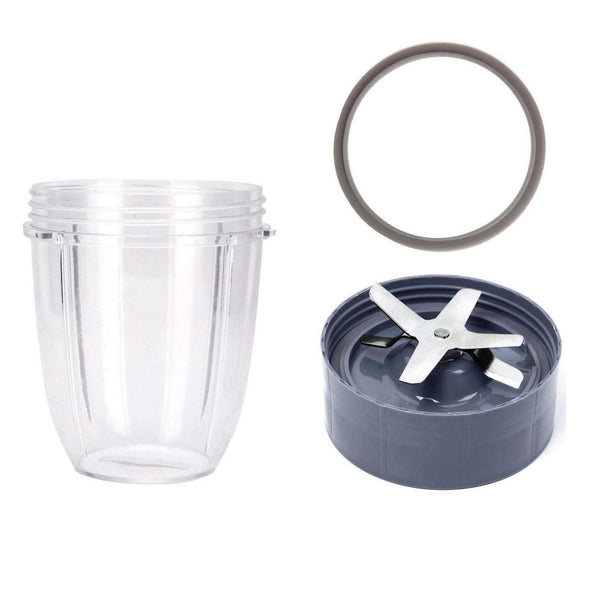For Nutribullet Short Cup + Extractor Blade + Grey Seal - For 900 and 600 Models Tristar Online