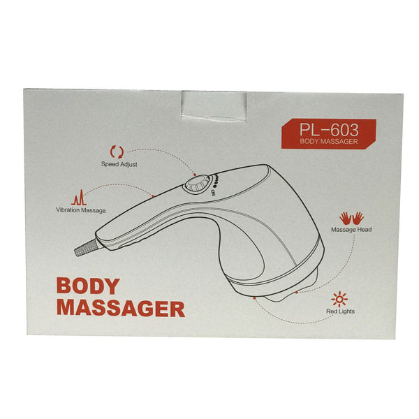 Full Body Vibration Handheld Massager - 4 Massage Heads Neck Shoulders Back Legs Tristar Online