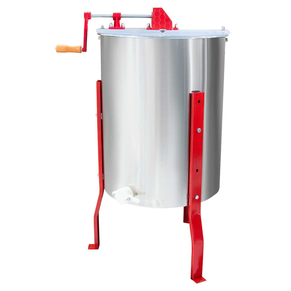 4 Frame Honey Extractor Stainless Four Manual Spinner Crank Honey Bee Beekeeping Tristar Online