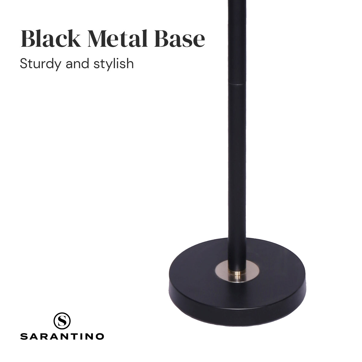 Sarantino Black/Brass Finish Reading Light Electric Table Lamp Tristar Online