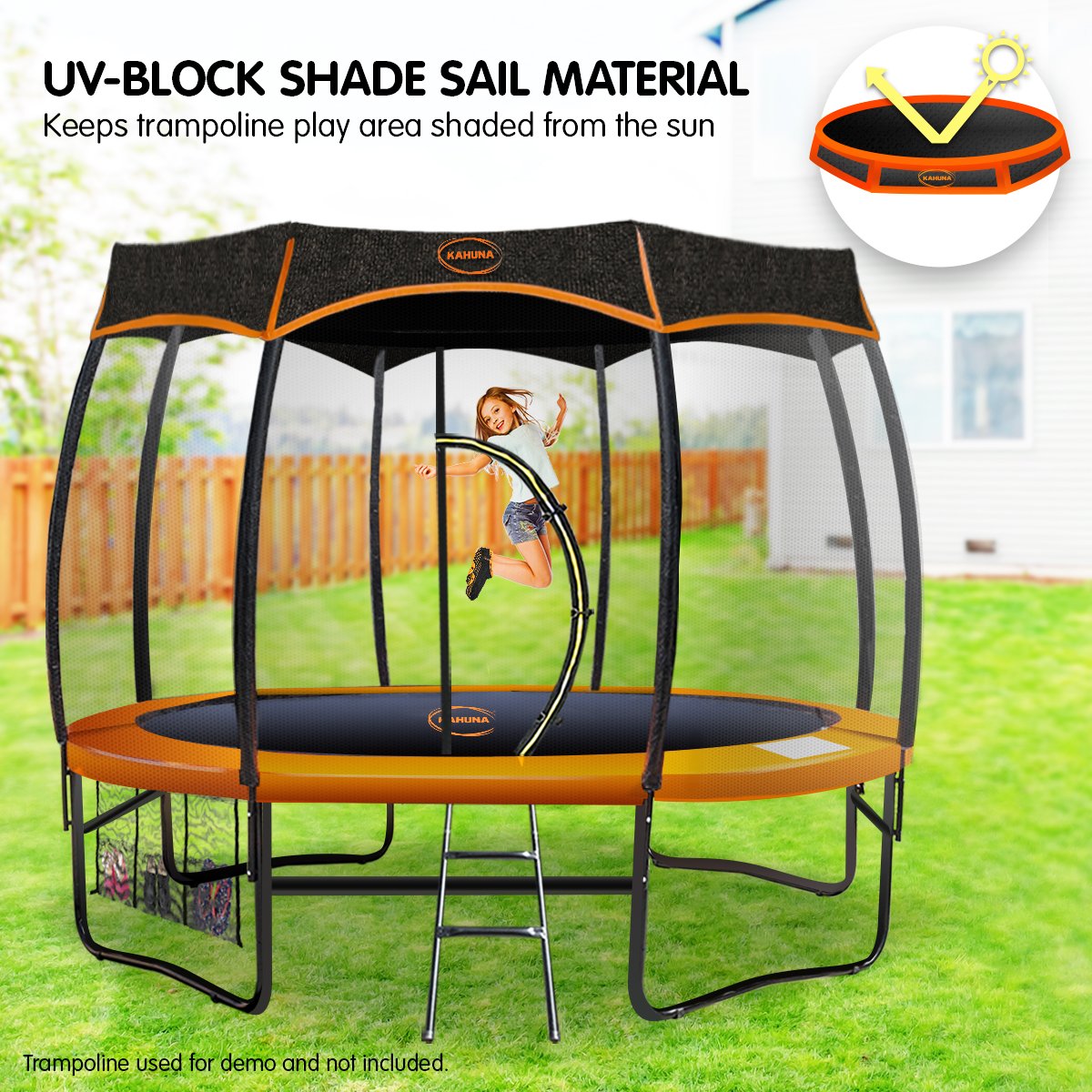 Kahuna 10ft Removable Twister Trampoline Roof Shade Cover Tristar Online