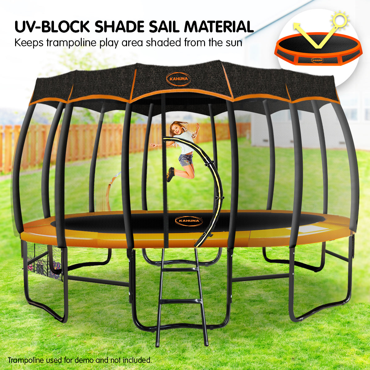 Kahuna 14ft Removable Twister Trampoline Roof Shade Cover Tristar Online