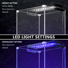 Dynamic Power 2 Set 6W Aquarium Blue White LED Light for Tank 30-50cm Tristar Online