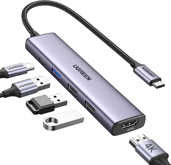 UGREEN 15495 5-in-1 USB-C Hub with 4K HDMI Tristar Online