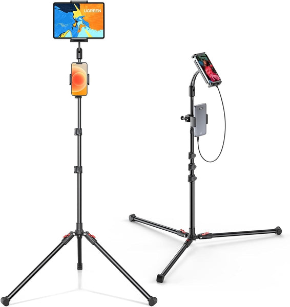 UGREEN 15647 2-in-1 Tablet (Max 12.9 inch) + Phone (Max 7.2 inch) Tripod Stand Tristar Online