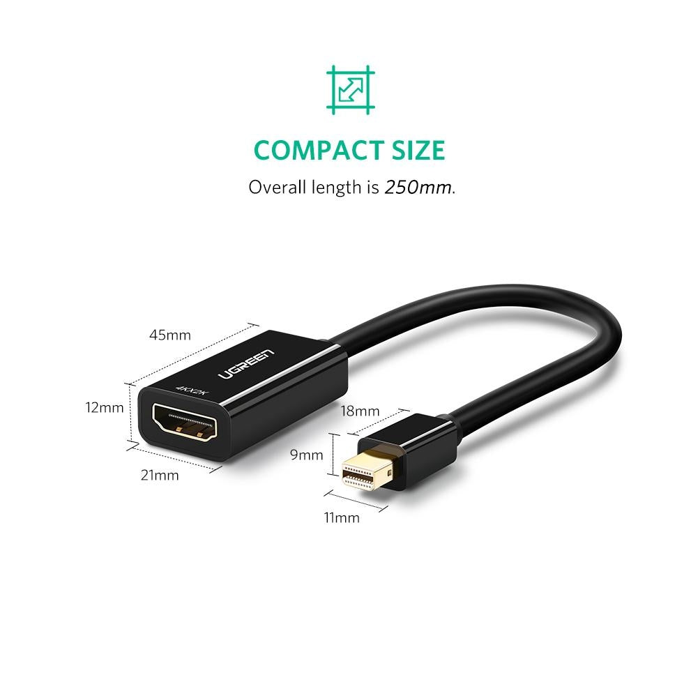 UGREEN 40360 4K Mini DP to HDMI Adapter Tristar Online