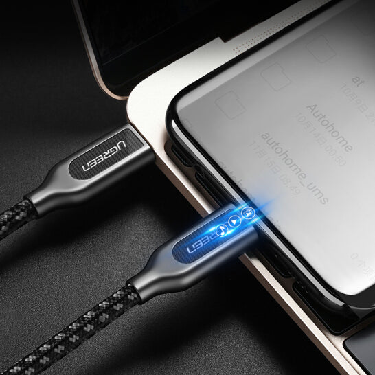 UGreen Type C Male to Type C Male 3A Zinc alloy Data cable 1.5M 50225 Tristar Online