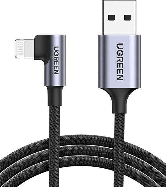UGREEN 70733 USB-A to 8-pin iPhone Cable 90 Degree 2M Tristar Online