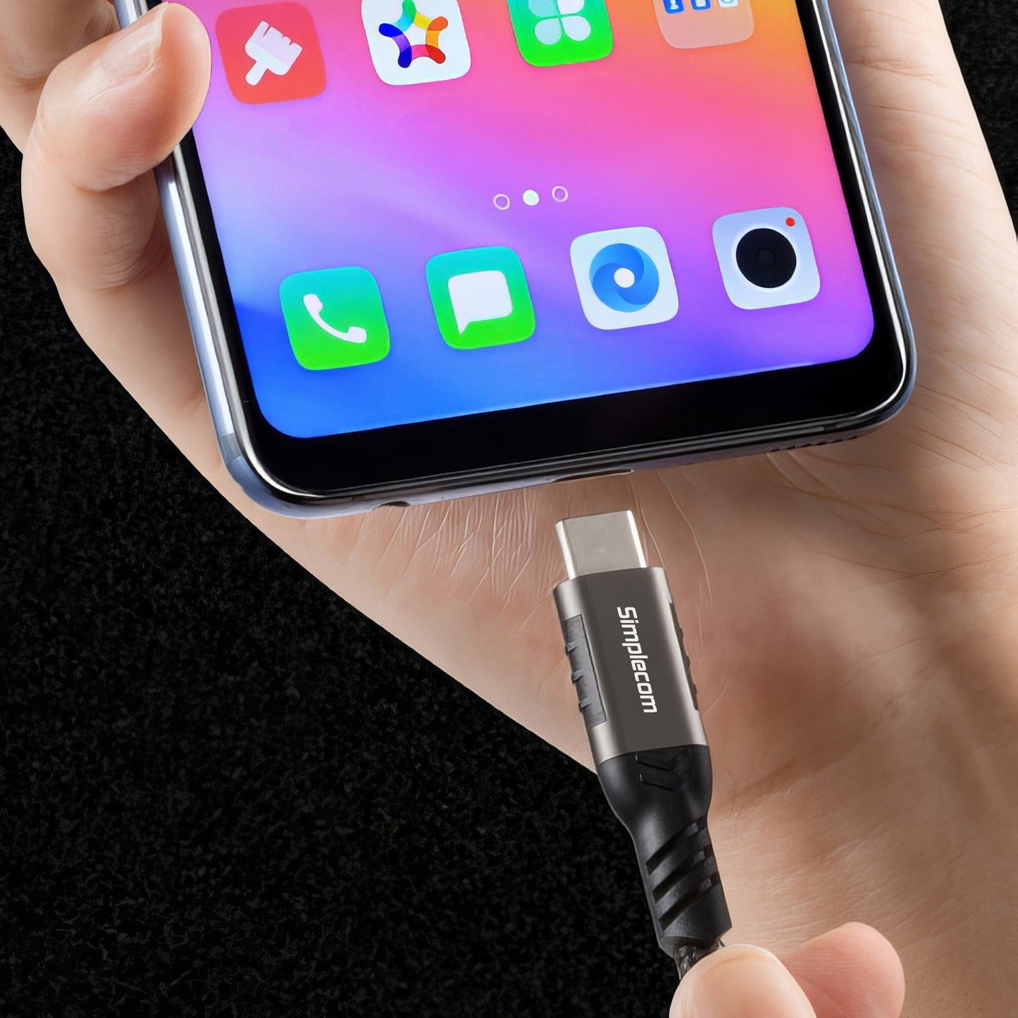 Simplecom CAU510 USB-A to USB-C Data and Charging Cable USB 3.2 Gen2 10Gbps 1M Tristar Online