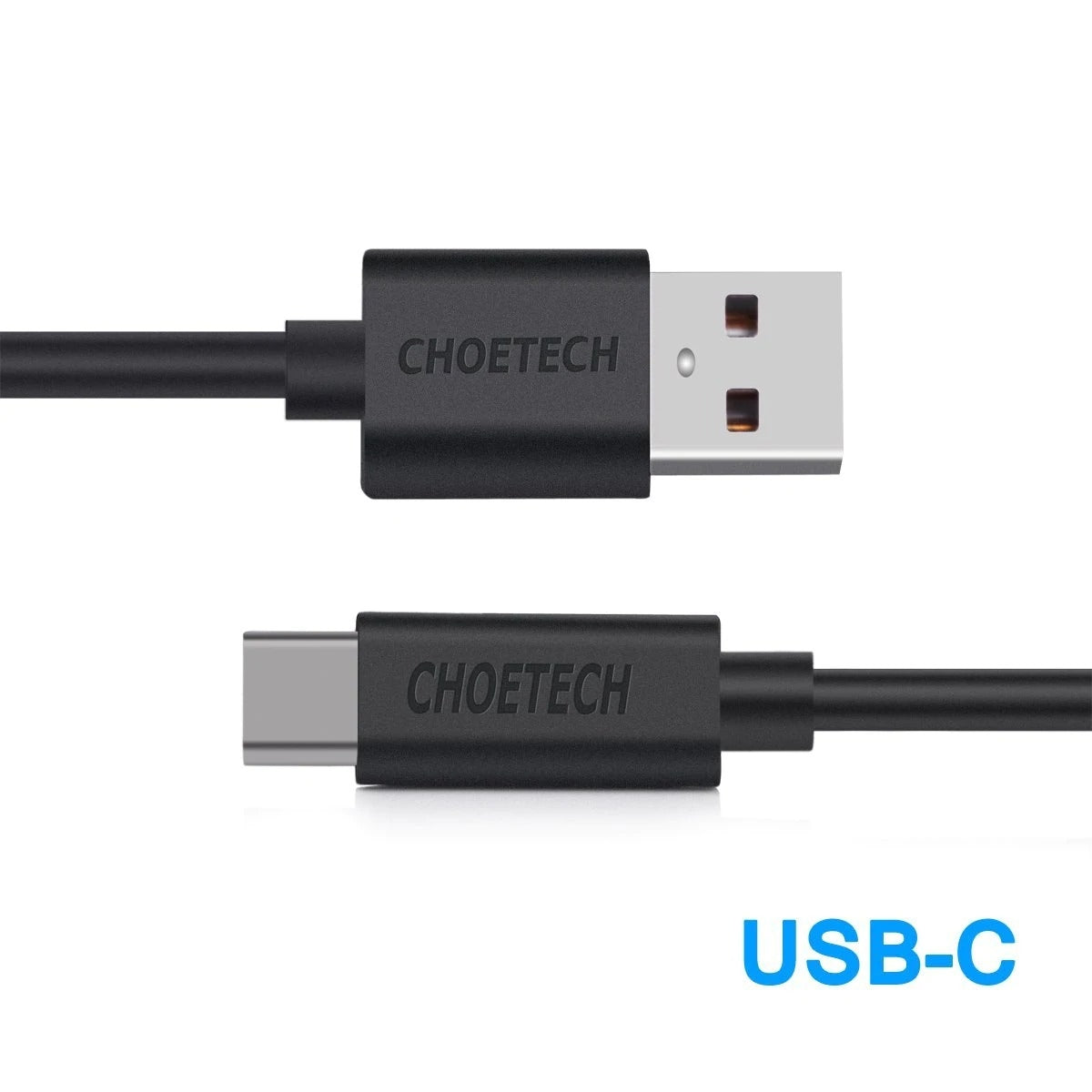 CHOETECH AC0004 USB-A to USB-C Charge & Sync Cable 3M Black Tristar Online
