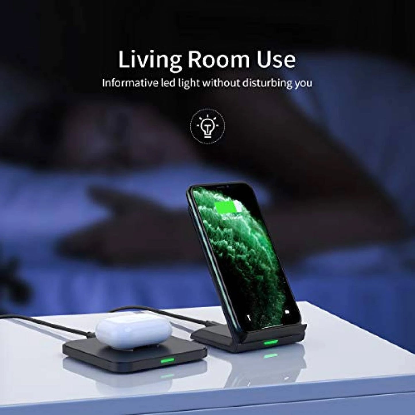 CHOETECH MIX00087 (T524S+T511S) Qi 10W/7.5W Fast Wireless Charging Stand and Pad Tristar Online
