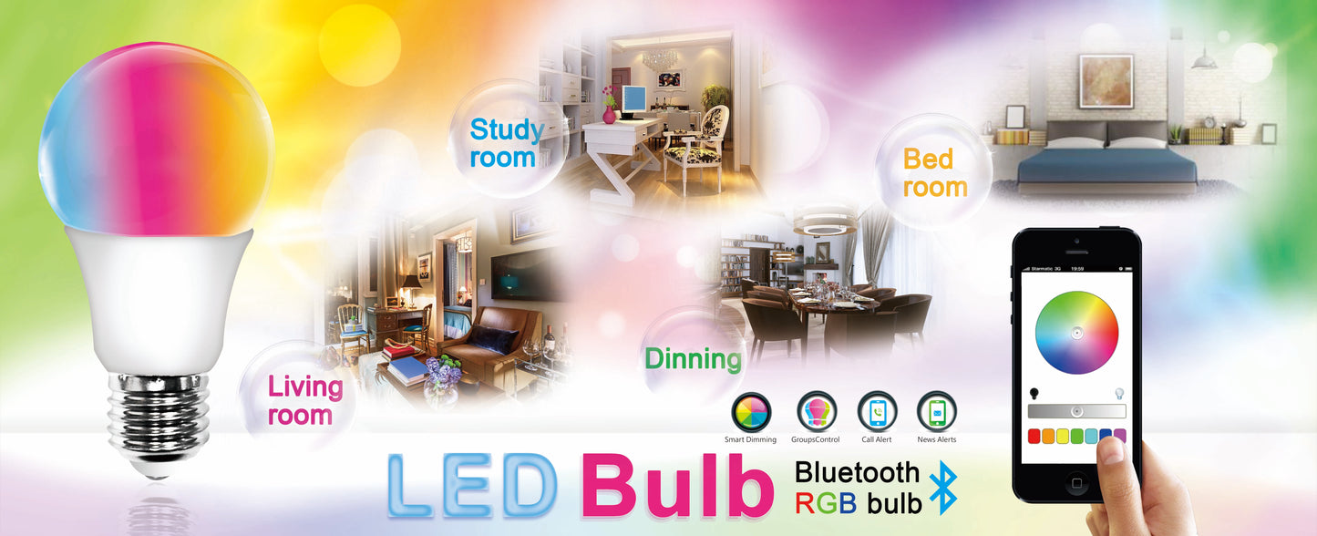 MV SMART BULB 9W E27 TWIN PACK (apple app only ) Tristar Online