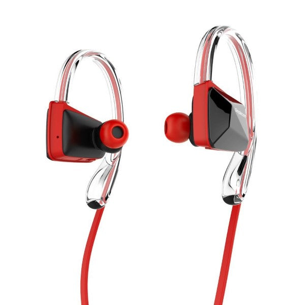 Simplecom NS200 Bluetooth Neckband Sports Headphones with NFC Red Tristar Online